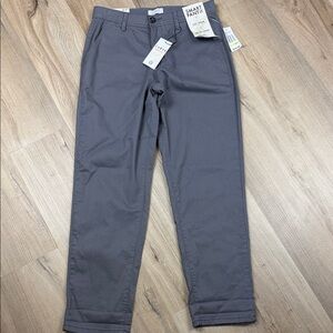 Curve Appeal Women’s Chino Trouser in Slate Grey (poppy seed). NWT. Size 4/27